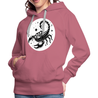 Thumbnail for Women’s Magic Scorpio Premium Hoodie - mauve