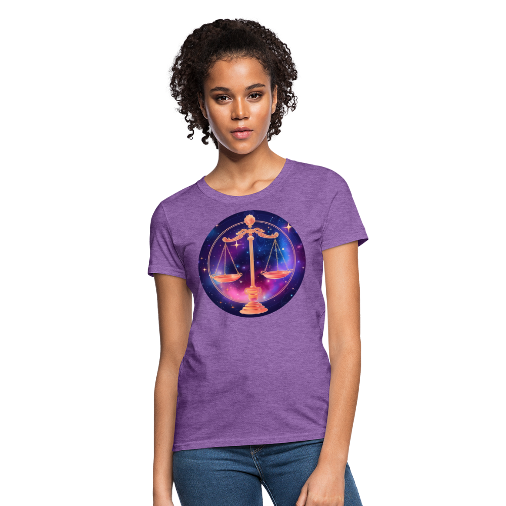 Women's Magic Libra T-Shirt - purple heather