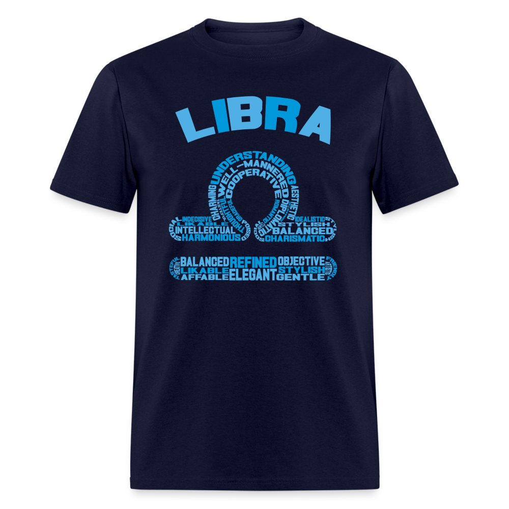 Men's Power Words Libra Classic T-Shirt - navy