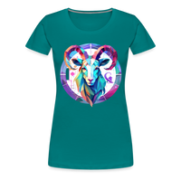 Thumbnail for Women’s Mythical Aries Premium T-Shirt - teal