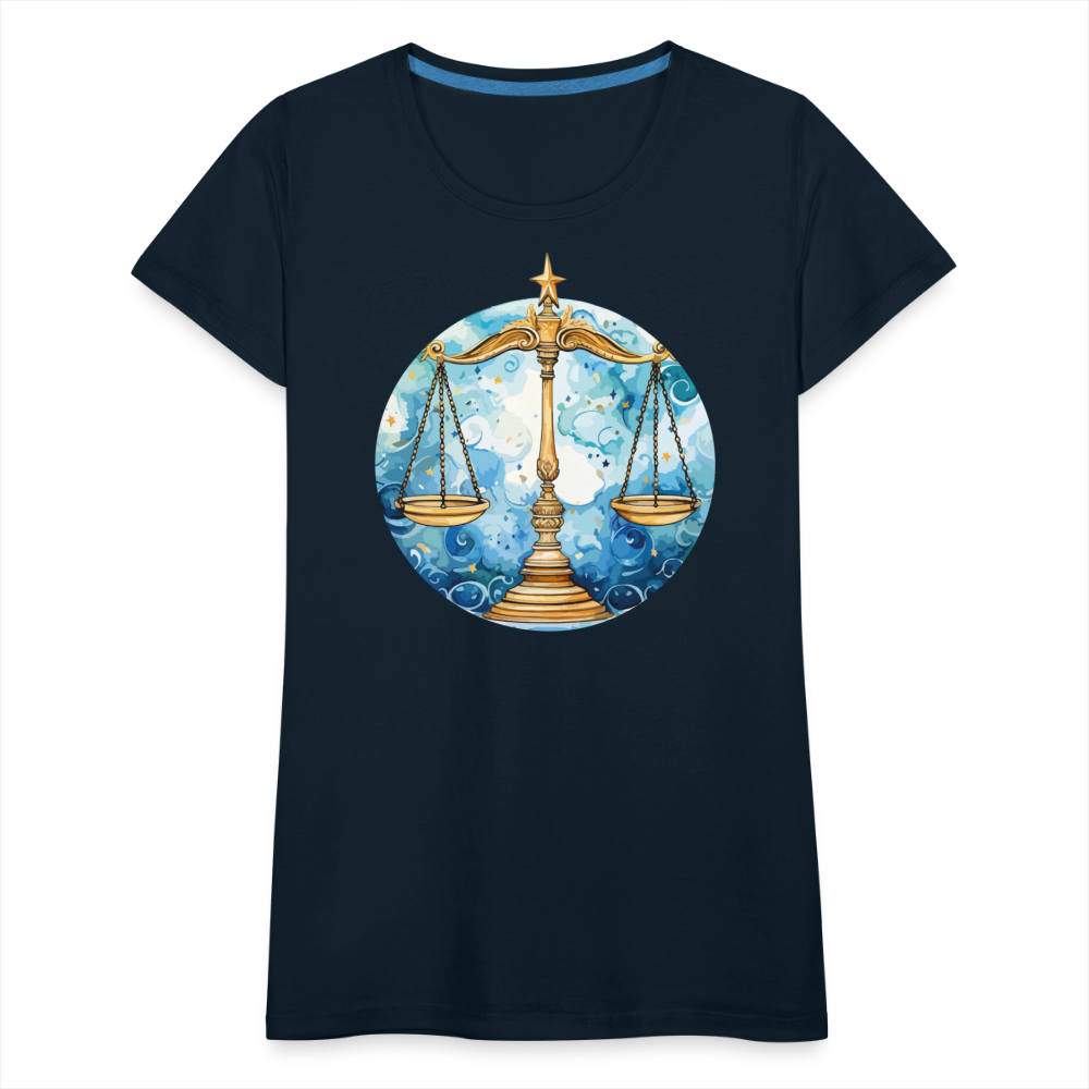 Women’sMythical Libra Premium T-Shirt - deep navy