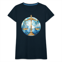 Thumbnail for Women’sMythical Libra Premium T-Shirt - deep navy