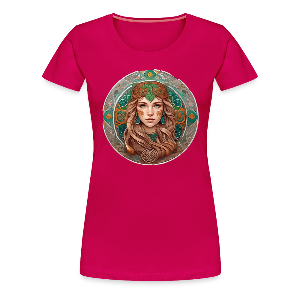 Women’s Mythical Virgo Premium T-Shirt - dark pink