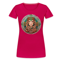 Thumbnail for Women’s Mythical Virgo Premium T-Shirt - dark pink