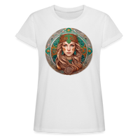 Thumbnail for Women's Mythical Virgo Relaxed Fit T-Shirt - white