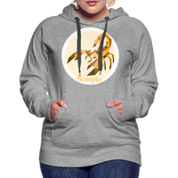 Thumbnail for Women’s Mosaic Scorpio Premium Hoodie - heather grey