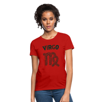 Thumbnail for Women's Power Words Virgo T-Shirt - red