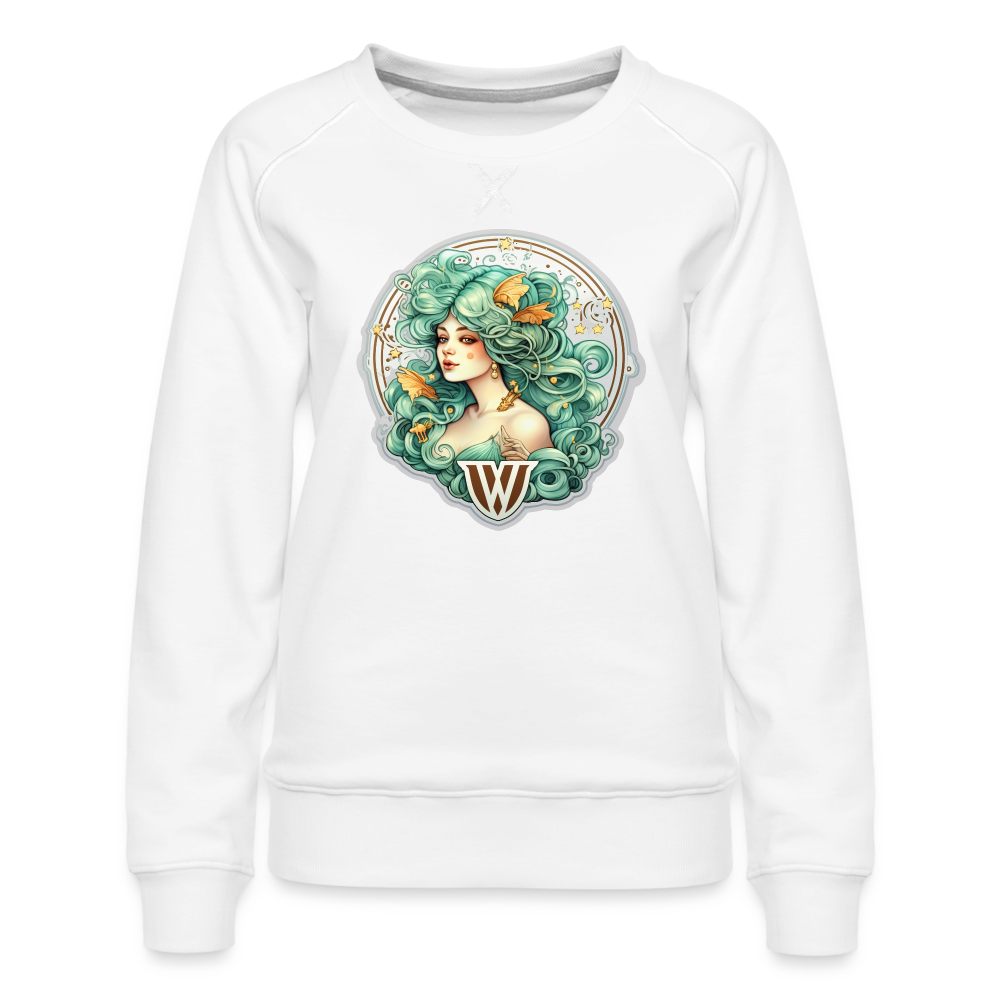 Women’s Symbol Virgo Premium Sweatshirt - white