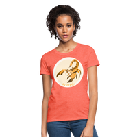 Thumbnail for Women's Mosaic Scorpio T-Shirt - heather coral