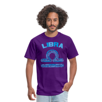 Thumbnail for Men's Power Words Libra Classic T-Shirt - purple