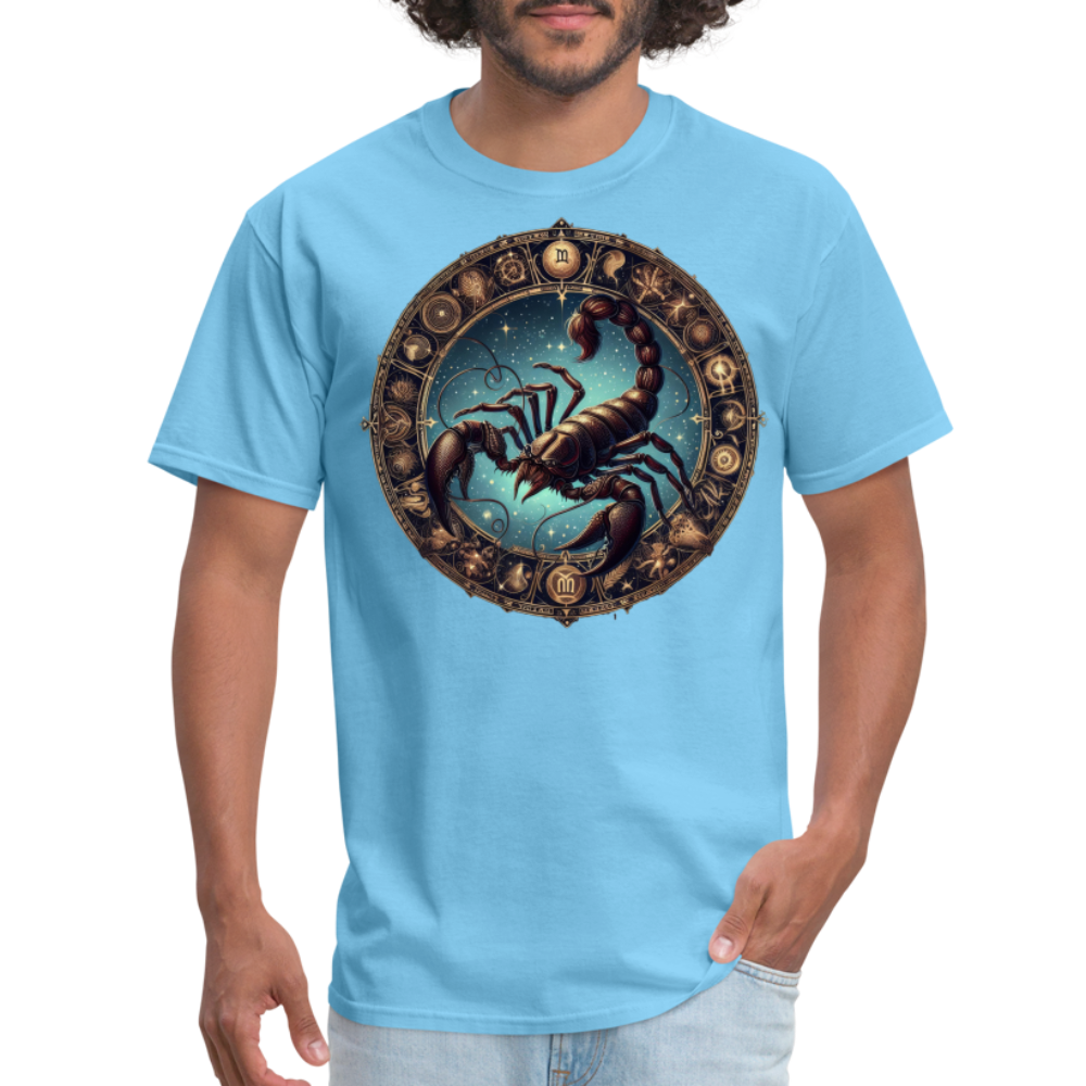 Men's Mythical Scorpio Classic T-Shirt - aquatic blue