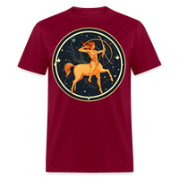 Thumbnail for Men's Mystic Sagittarius Classic T-Shirt - burgundy