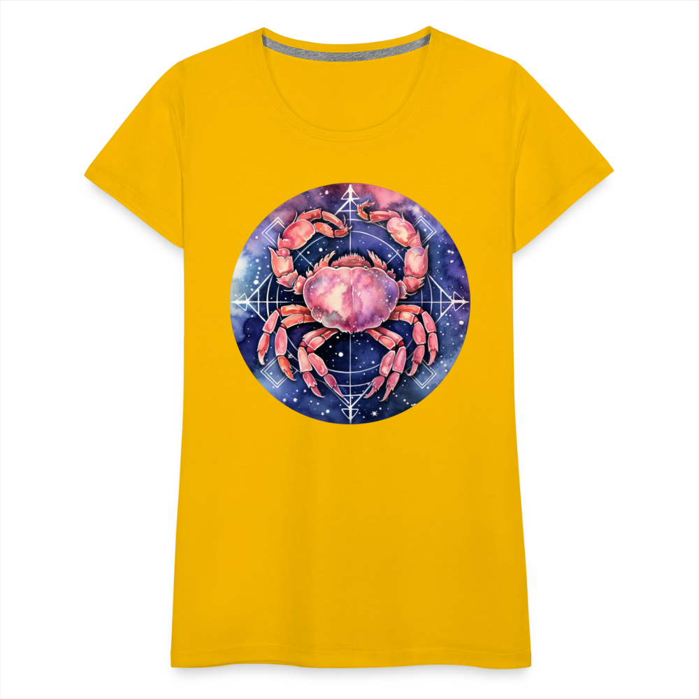 Women’s Mythical Cancer Premium T-Shirt - sun yellow