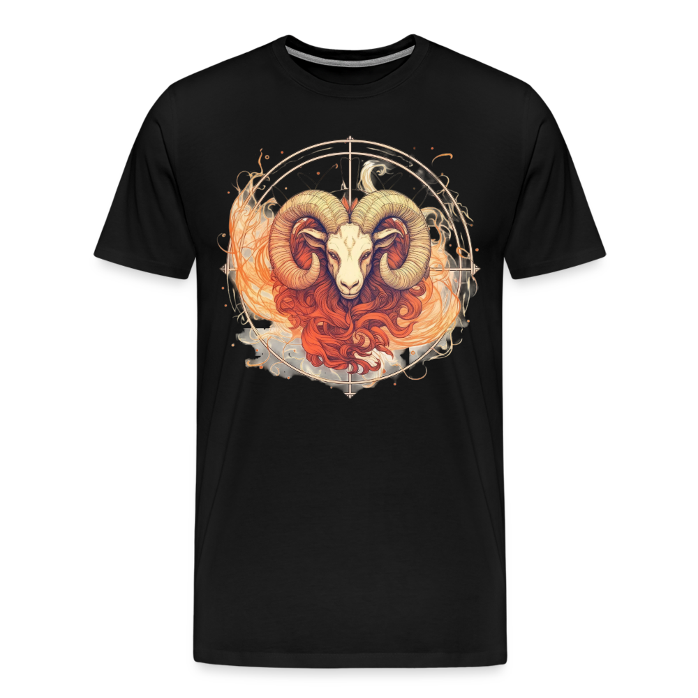 Men's Mythical Aries Premium T-Shirt - black