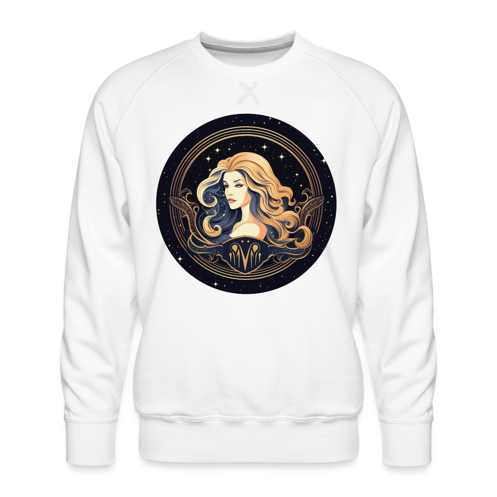 Men’s Mystic Virgo Premium Sweatshirt - white