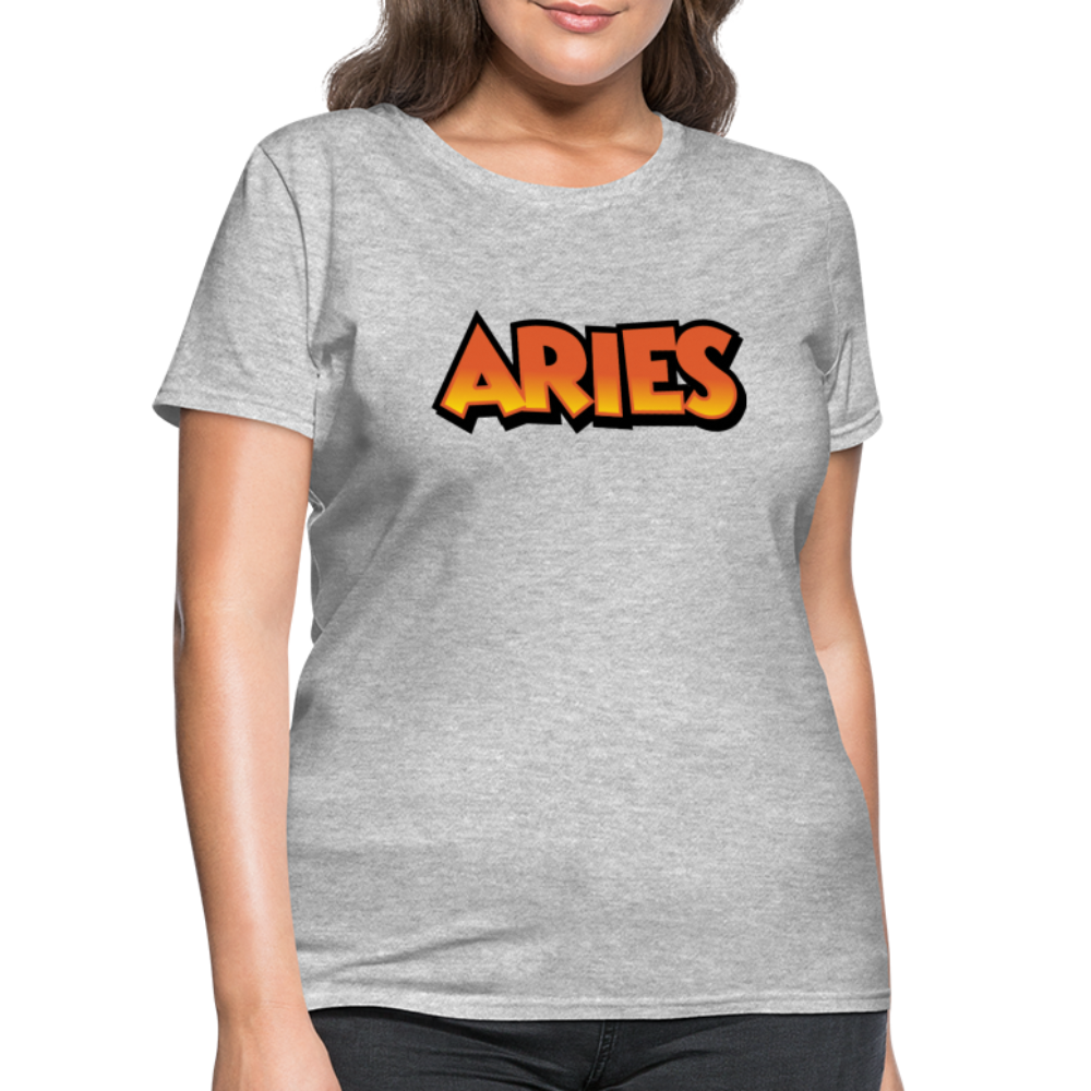 Women's Aries New Design T-Shirt - heather gray