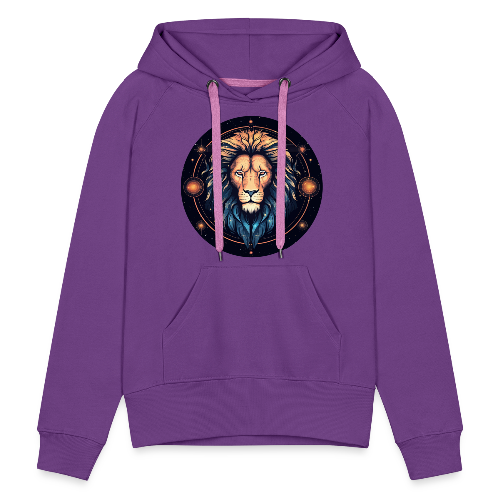 Women’s Magic Leo Premium Hoodie - purple 