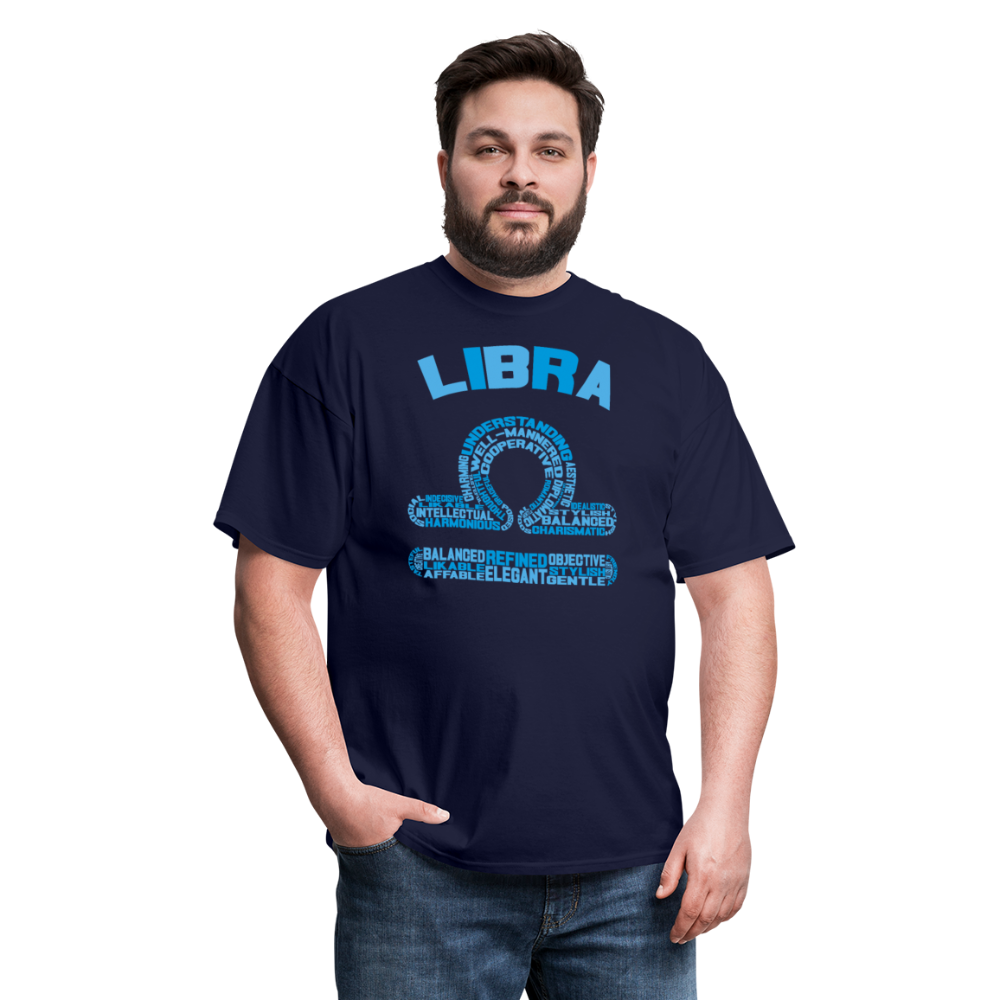 Men's Power Words Libra Classic T-Shirt - navy