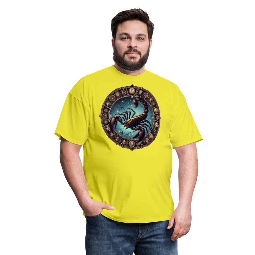 Men's Mythical Scorpio Classic T-Shirt - yellow