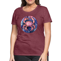 Thumbnail for Women’s Mythical Cancer Premium T-Shirt - heather burgundy