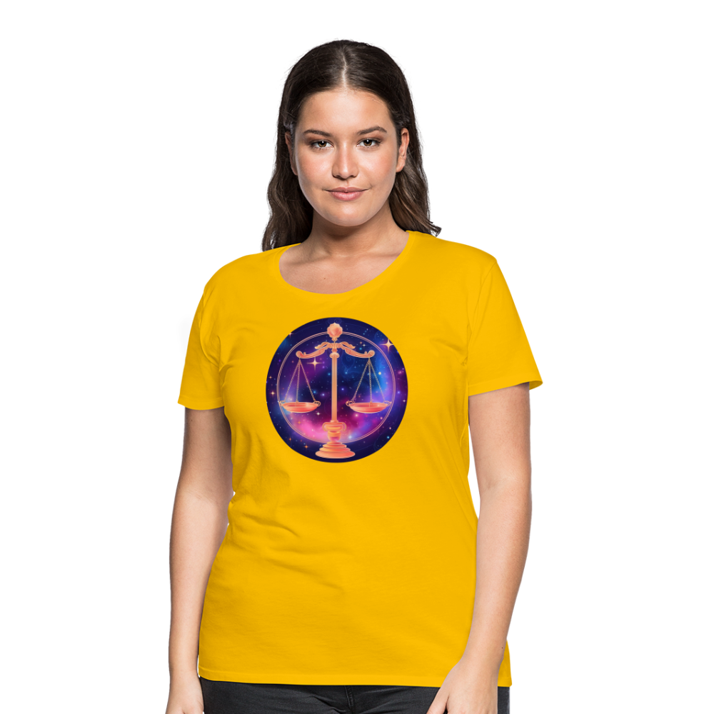 Women’s Magic Libra Premium T-Shirt - sun yellow