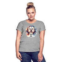 Thumbnail for Women's Mythical Gemini Relaxed Fit T-Shirt - heather gray