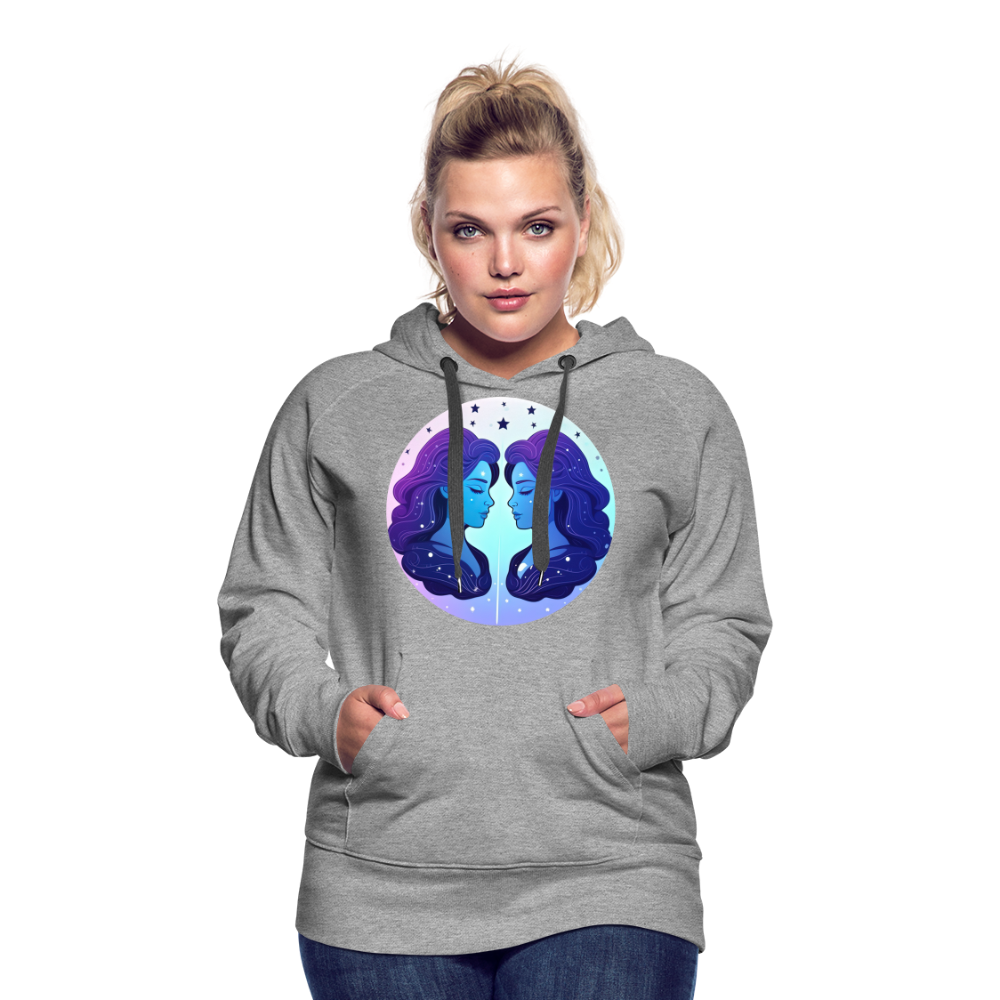 Women’s Magic Gemini Premium Hoodie - heather grey