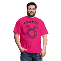 Thumbnail for Men's Power Words Taurus Classic T-Shirt - fuchsia