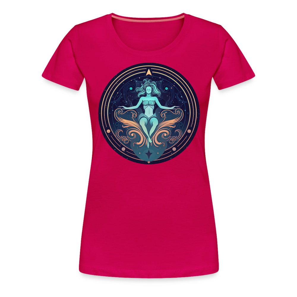 Women’s Mystic Aquarius Premium T-Shirt - dark pink