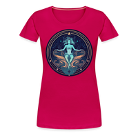 Thumbnail for Women’s Mystic Aquarius Premium T-Shirt - dark pink