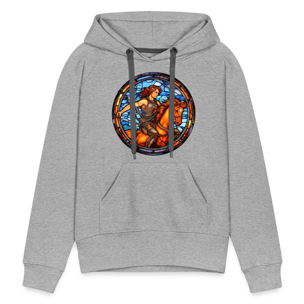 Women’s Mosaic Sagittarius Premium Hoodie - heather grey