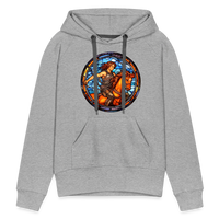 Thumbnail for Women’s Mosaic Sagittarius Premium Hoodie - heather grey