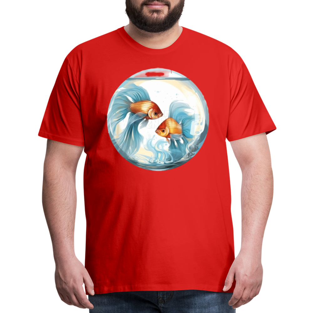 Men's Mythical Pisces Premium T-Shirt - red