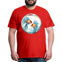 Thumbnail for Men's Mythical Pisces Premium T-Shirt - red