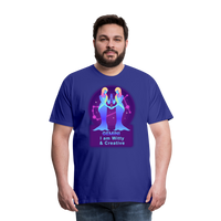 Thumbnail for Men's Neon Gemini Premium T-Shirt - royal blue