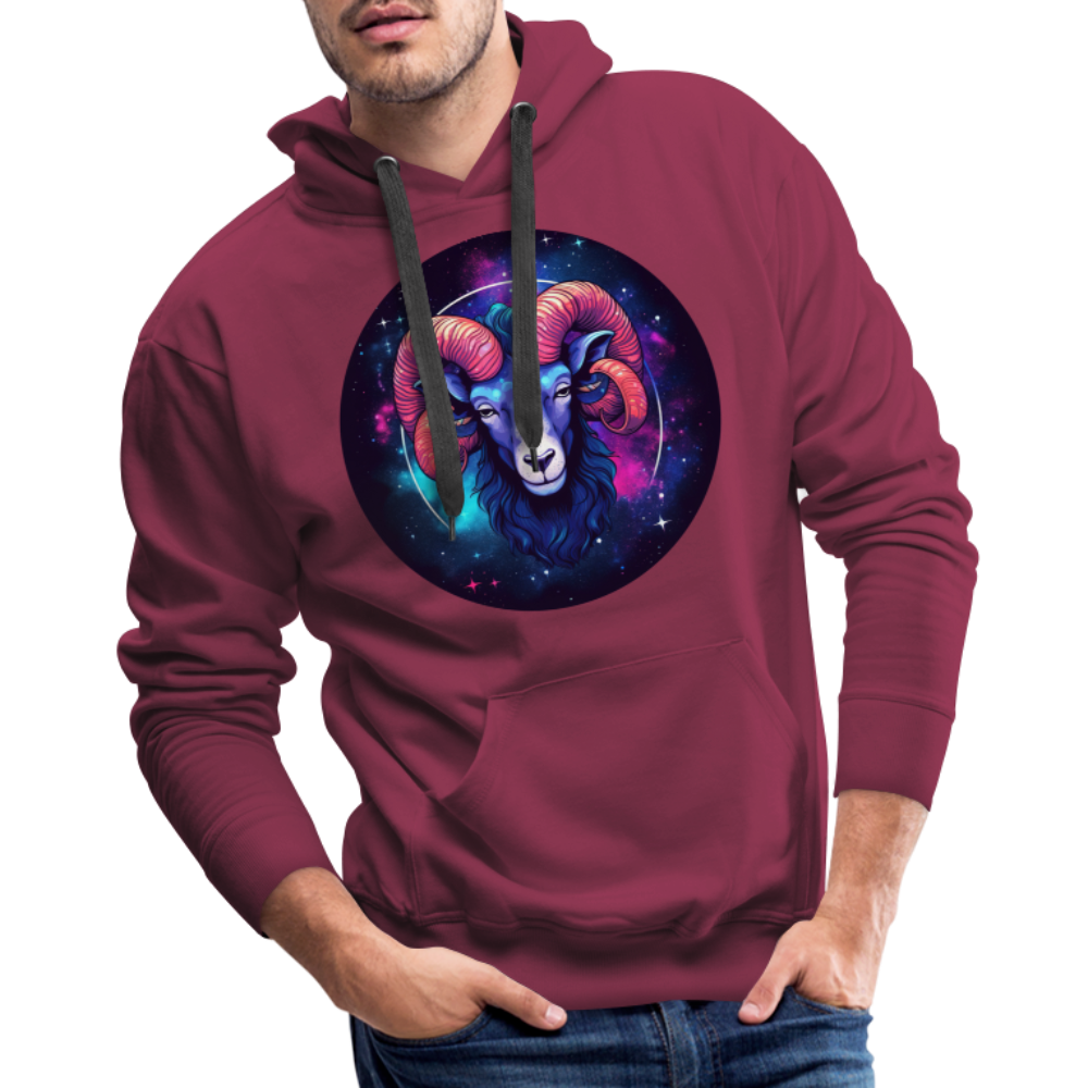 Men’s Magic Aries Premium Hoodie - burgundy