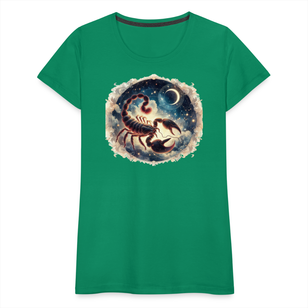 Women’s Mythical Scorpio Premium T-Shirt - kelly green