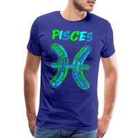 Thumbnail for Men's Power Words Pisces Premium T-Shirt - royal blue