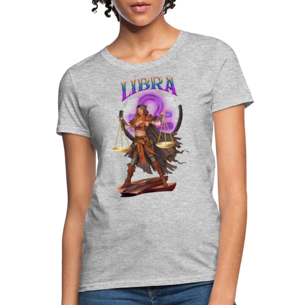 Astral Libra Women's T-Shirt - heather gray