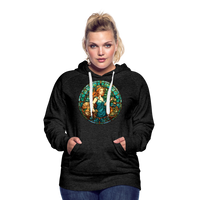 Thumbnail for Women’s Mosaic Virgo Premium Hoodie - charcoal grey