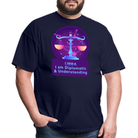 Thumbnail for Men's Neon Libra Classic T-Shirt - navy