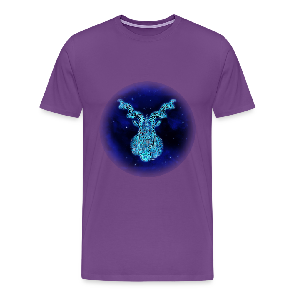 Men's Stellar Capricorn Premium T-Shirt - purple