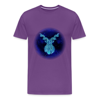 Thumbnail for Men's Stellar Capricorn Premium T-Shirt - purple