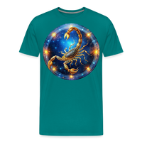 Thumbnail for Men's Mystic Scorpio Premium T-Shirt - teal