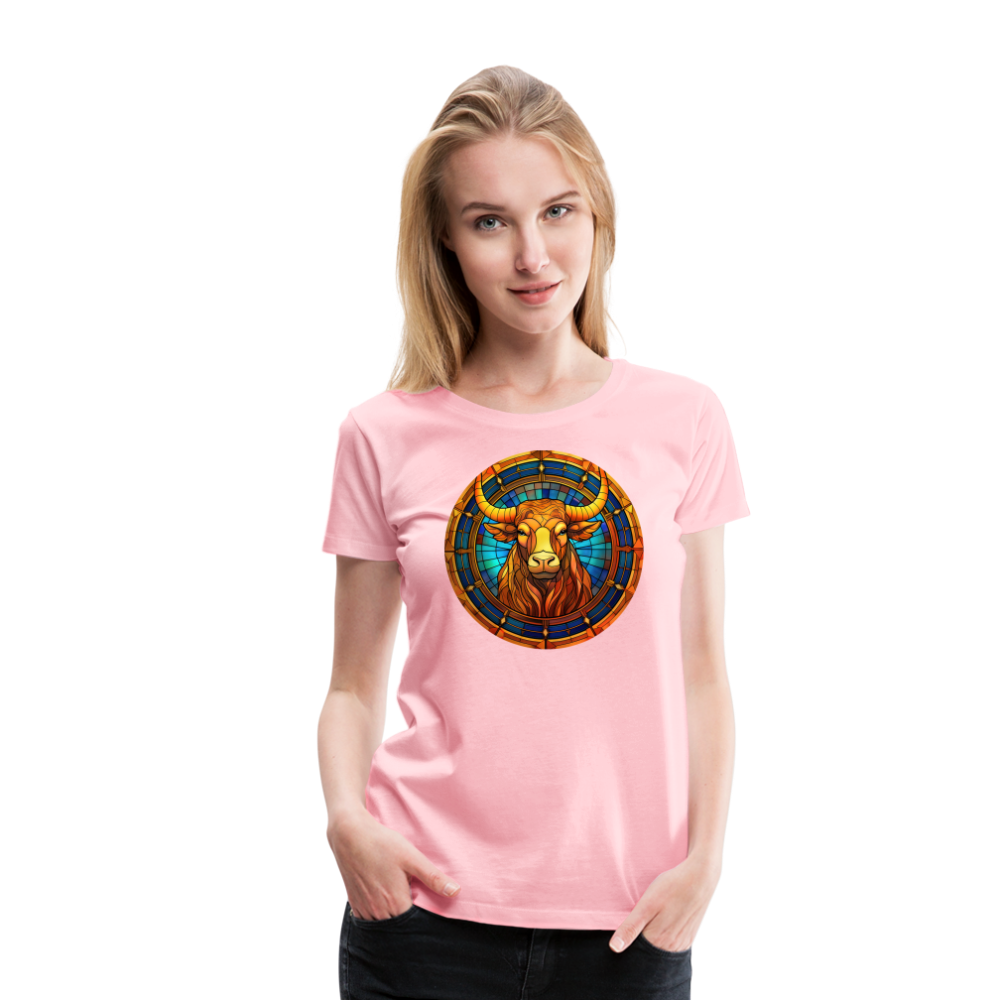 Women’s Mosaic Taurus Premium T-Shirt - pink