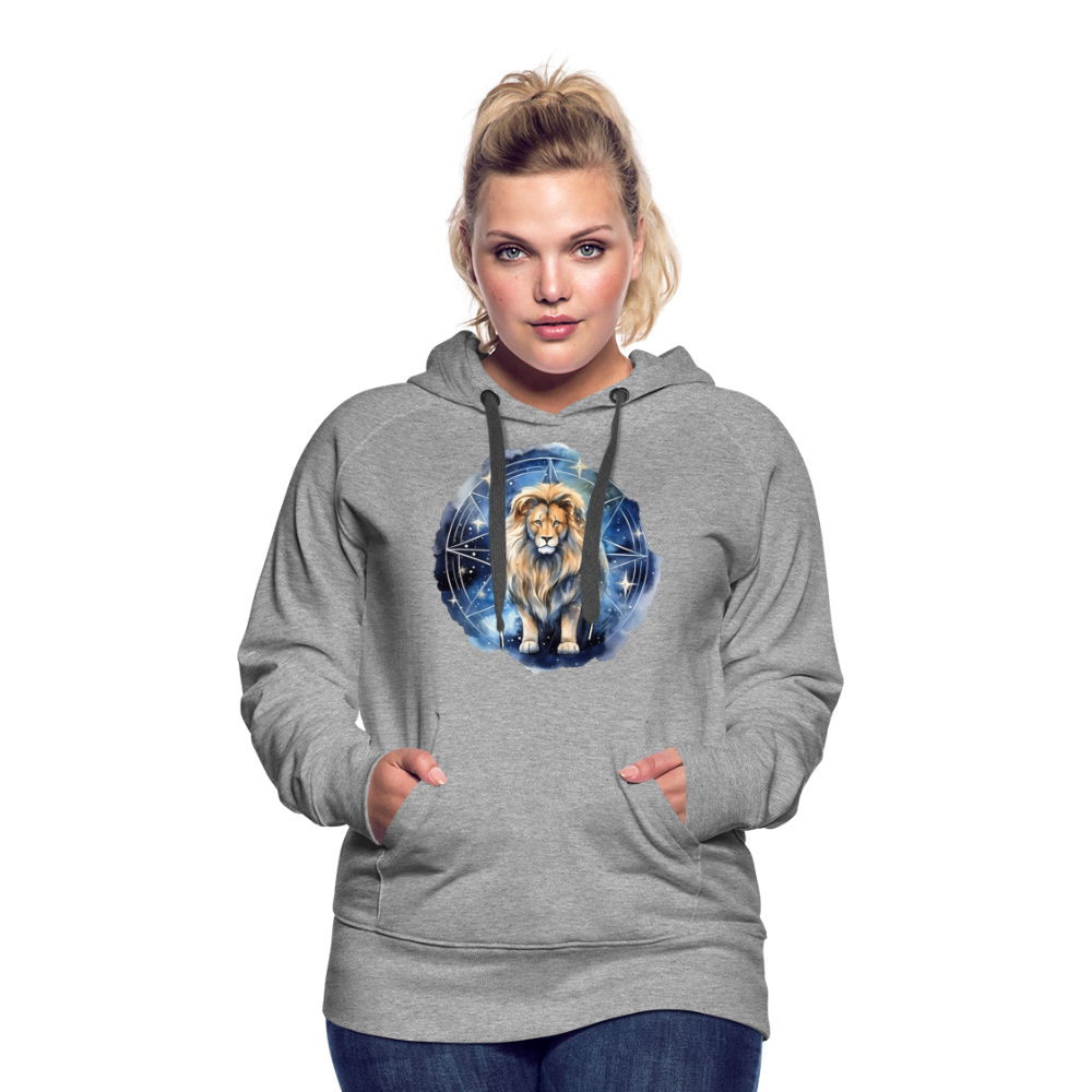 Women’s Mythical Leo Premium Hoodie - heather grey