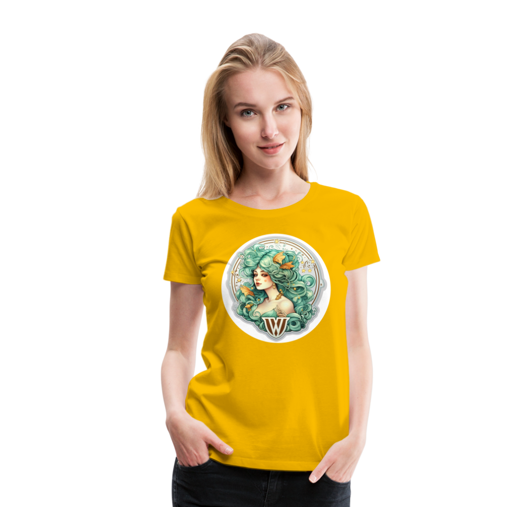 Women’s Symbol Virgo Premium T-Shirt - sun yellow