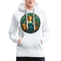 Thumbnail for Women’s Mosaic Virgo Premium Hoodie - white