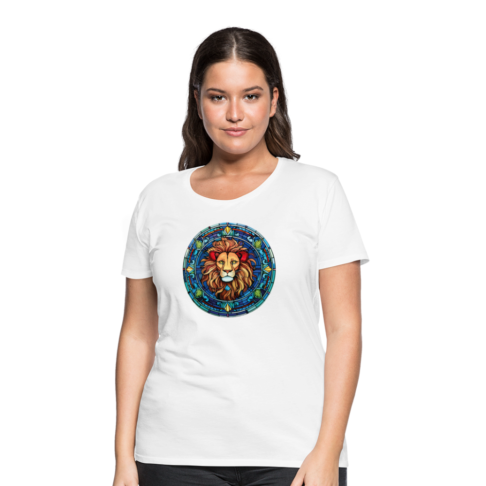 Women's Mosaic Leo Premium T-Shirt - white