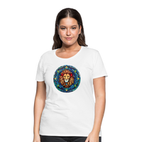 Thumbnail for Women's Mosaic Leo Premium T-Shirt - white